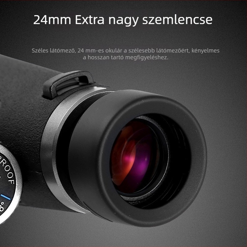 Monokuláris teleszkóp 12x56 HD ED lencsével alacsony fényviszonyokhoz