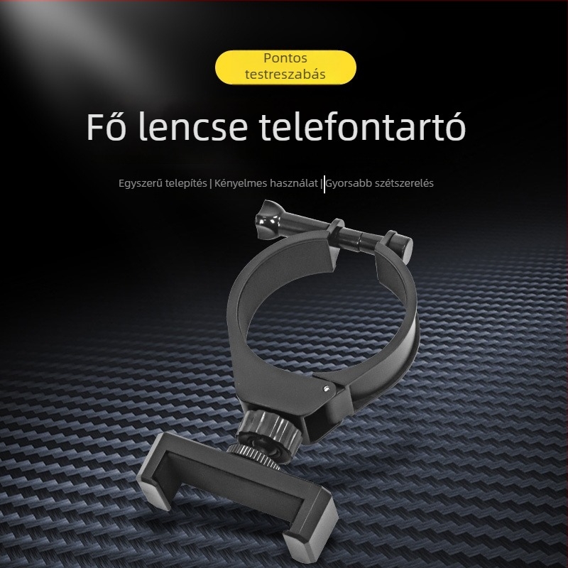 Csillagkereső tartó a távcső főcsövéhez, 70 mm-es tubushoz telefoncsatlakozással