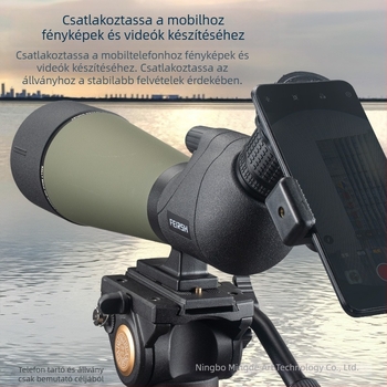 Phileas 25-75x80 monokuláris távcső madármegfigyeléshez – nagy átmérő, HD zoom, kültéri használat