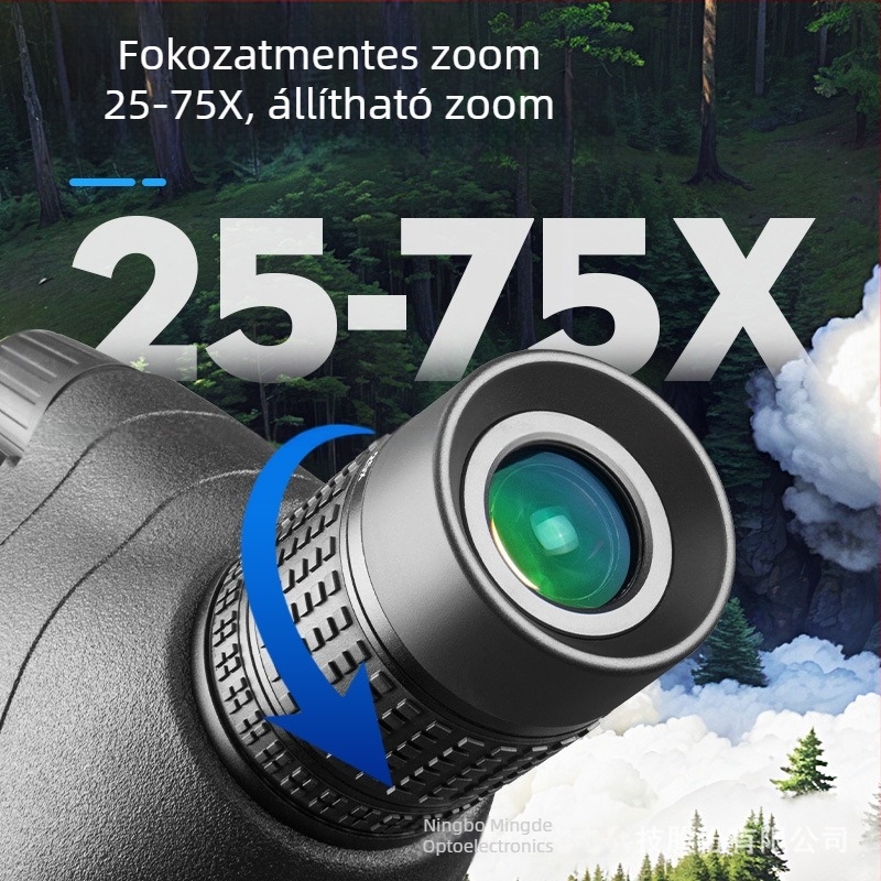 Phileas 25-75x80 monokuláris távcső madármegfigyeléshez – nagy átmérő, HD zoom, kültéri használat