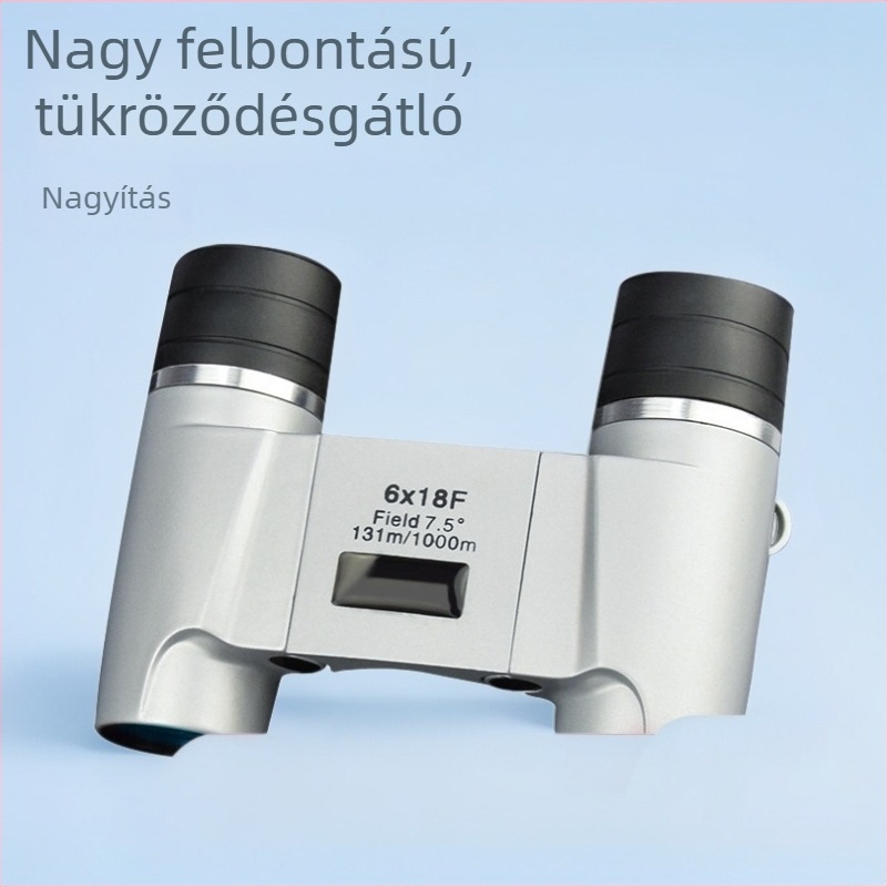 Katonai minőségű binokuláris nagyítással és automata fókuszálással, fémből készült házzal, hordozható kültéri használatra, gyermekeknek és felnőtteknek