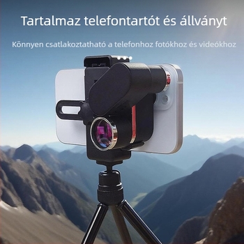 Összecsukható mini teleszkóp, 80 g, nagyítás, kiváló képminőség, 8x22 hordozható teleszkóp, nagy átmérő 7843