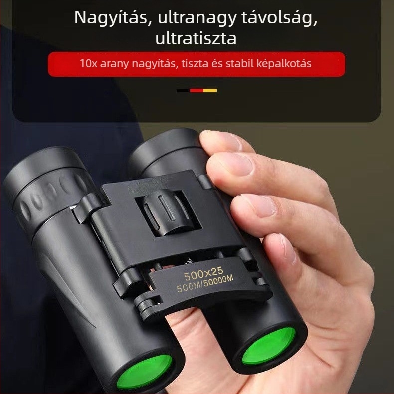 Hordozható gyerekeknek szánt binokuláris készülék, ultra tiszta kép, alacsony fényviszonyok között éjszakai látás, koncertekhez és telefonos fényképezéshez.