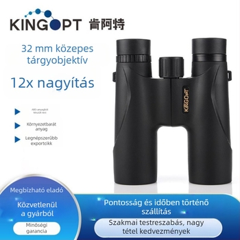 Binokulár 8×, látómező 7,2°, kilépő pupilla 2,6 mm, szemkimeneti távolság 10 mm; modellek KHP8x21, KHP10x25, KHP12x32