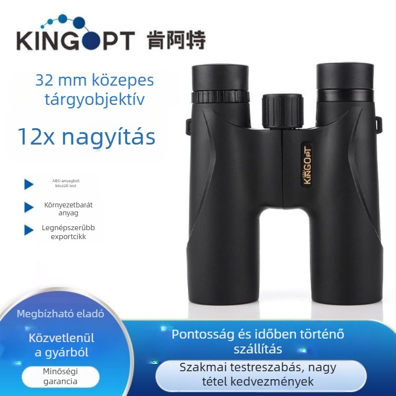 Binokulár 8×, látómező 7,2°, kilépő pupilla 2,6 mm, szemkimeneti távolság 10 mm; modellek KHP8x21, KHP10x25, KHP12x32