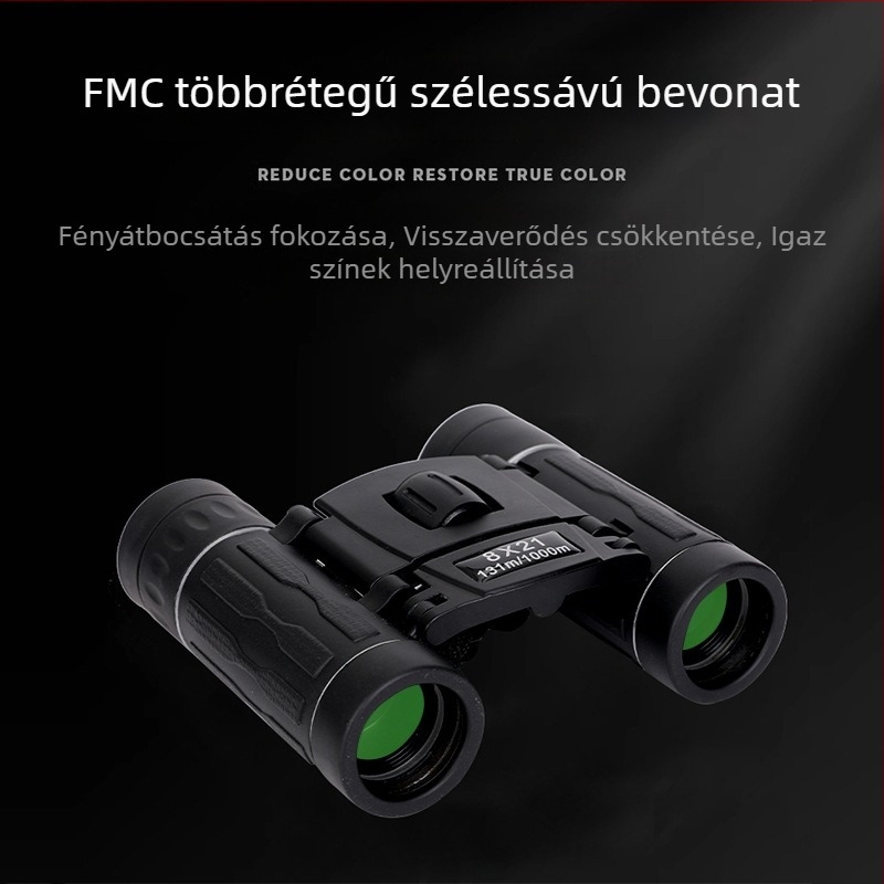 Binokulárisok 8x21, kompakt és hordozható, állítható fókusz, koncertekre és szabadtéri használatra, modell XC-821SJ