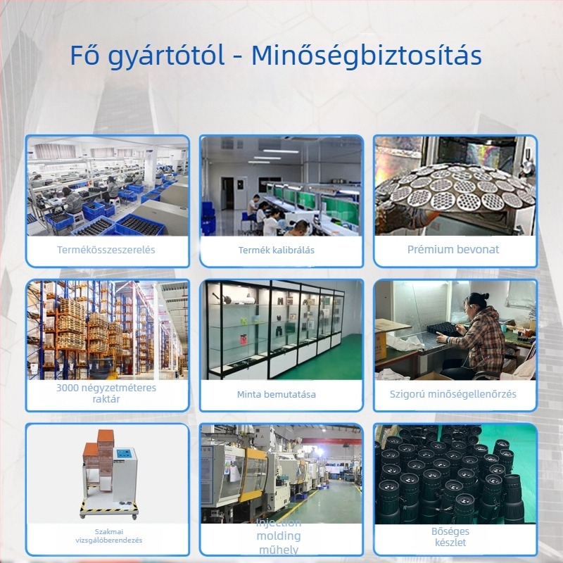 10x42 távcső természetmegfigyelésre, kültéri használat, HD kép, nagy egyenes cső dizájn