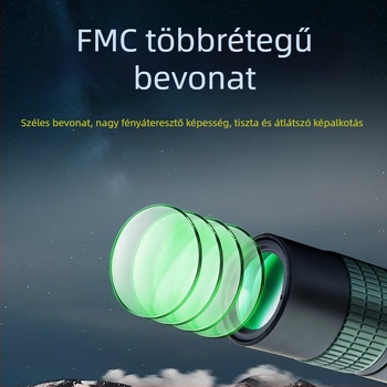 10-300×40 változtatható nagyítású monokuláris távcső madármegfigyeléshez, nagy felbontású, professzionális szintű, telefonos fotózás