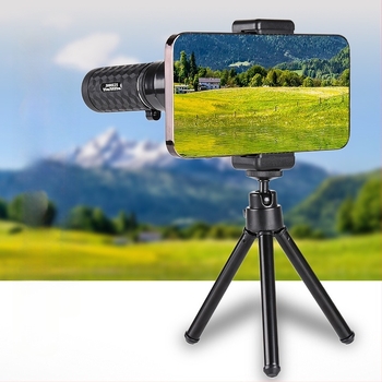 Kompakt 8x-os monocularos távcső – HD, kültéri, hordozható, telefonos fényképezéshez kompatibilis, kétfunkciós, mini