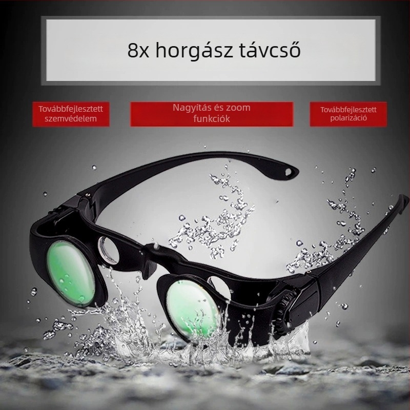 8x horgász távcső HD zoommal
