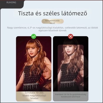 Okostelefon teleobjektív koncertfelvételekhez – külső zoom teleszkóp, HD fotók nagy felbontással