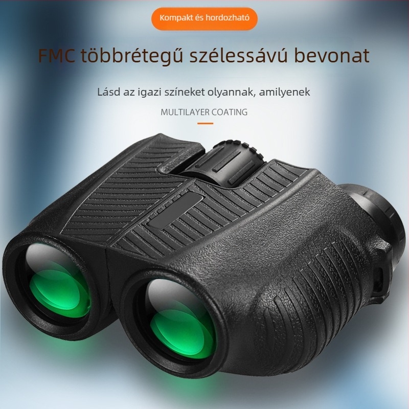 Kompakt nagy teljesítményű binokulárok HD éjszakai látással, koncertekhez