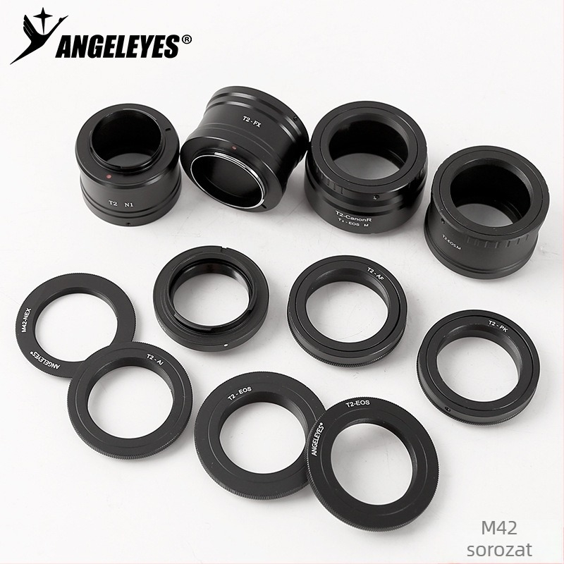 Star Edge M42-es adapter Canon, Nikon, Sony, Pentax és Fuji DSLR-hez és tükör nélküli kamerákhoz