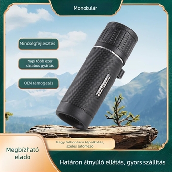 Új egyszemű teleszkóp nagy felbontású optikával és 8x nagyítással, kompakt és hordozható telefonos fotózáshoz