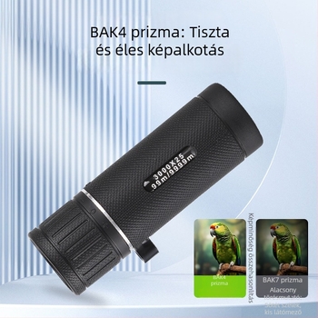Új egyszemű teleszkóp nagy felbontású optikával és 8x nagyítással, kompakt és hordozható telefonos fotózáshoz