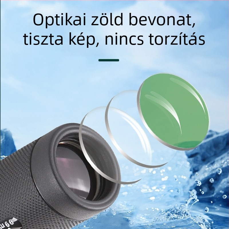 Új egyszemű teleszkóp nagy felbontású optikával és 8x nagyítással, kompakt és hordozható telefonos fotózáshoz