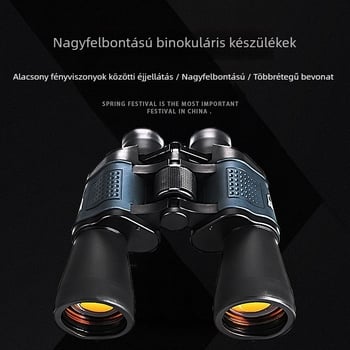 Binokuláris 60x60 éjjellátó, koordináta retikül, HD optika - Moge/Mogo