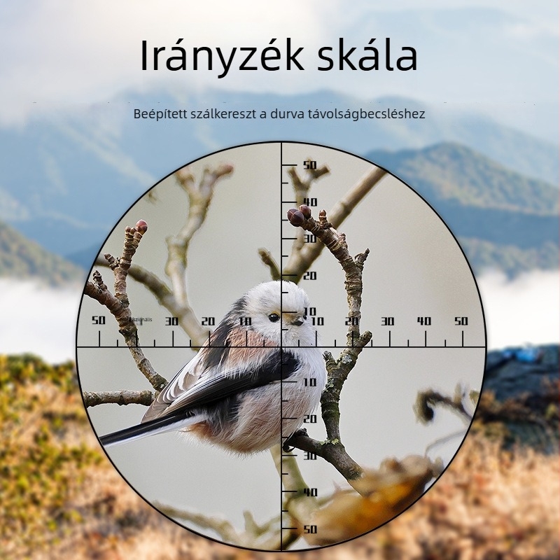 BrightSky 8×20 monokulár teleszkóp kereszthálós retiküllel – kompakt zsebtávcső kültéri használatra