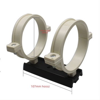Többméretű PVC bilincs 107 mm-es dovetail lemezzel DIY teleszkóp-montázshoz és állványhoz
