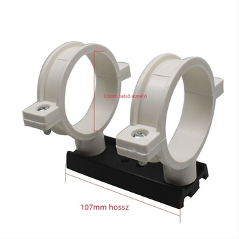 Többméretű PVC bilincs 107 mm-es dovetail lemezzel DIY teleszkóp-montázshoz és állványhoz