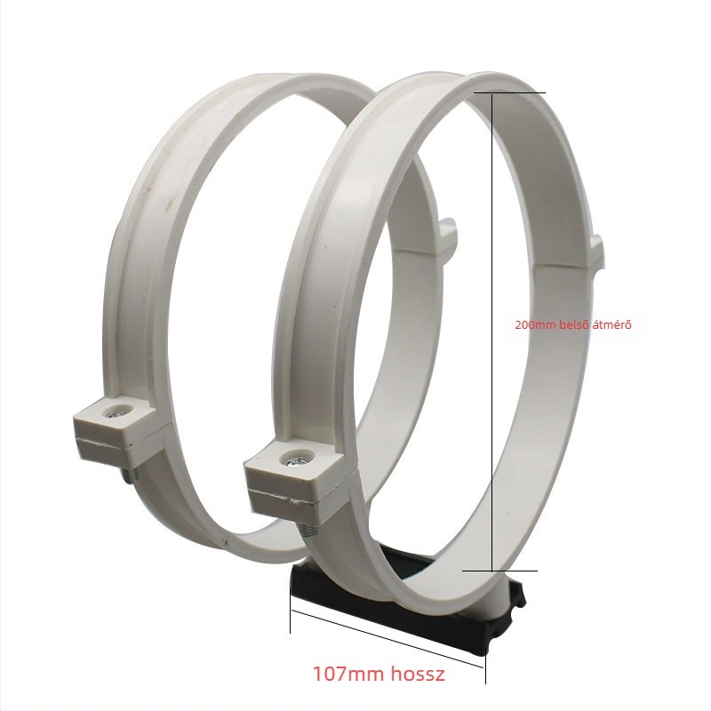 Többméretű PVC bilincs 107 mm-es dovetail lemezzel DIY teleszkóp-montázshoz és állványhoz