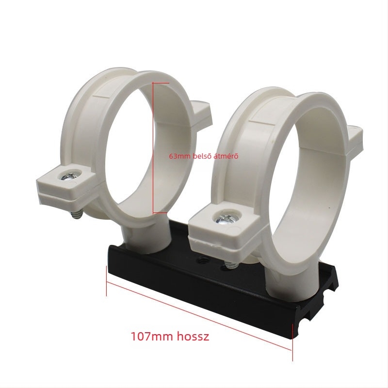 Többméretű PVC bilincs 107 mm-es dovetail lemezzel DIY teleszkóp-montázshoz és állványhoz