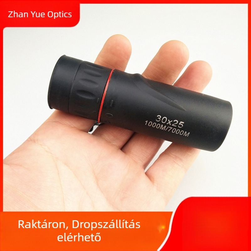 30x25-ös mini monocular teleszkóp, nagy felbontású, kompakt és kültéri használatra
