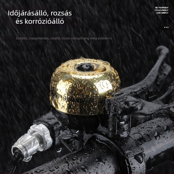 Réz anyagú kerékpárharang hegymászó kerékpárhoz - erős hangzás, modell Yp0706067, West Rider