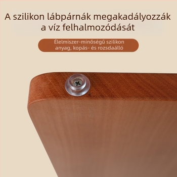 Palisanderfa vágódeszka, tömörfa, vastag és tartós konyhai vágódeszka otthoni használatra