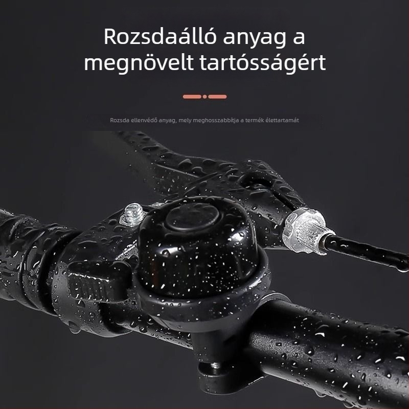 Kerékpárcsengő, rozsdamentes acél, New Arrival, Univerzális kompatibilitás, Magas hangerő
