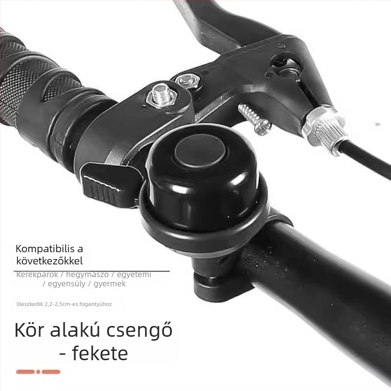 Kerékpárcsengő, rozsdamentes acél, New Arrival, Univerzális kompatibilitás, Magas hangerő
