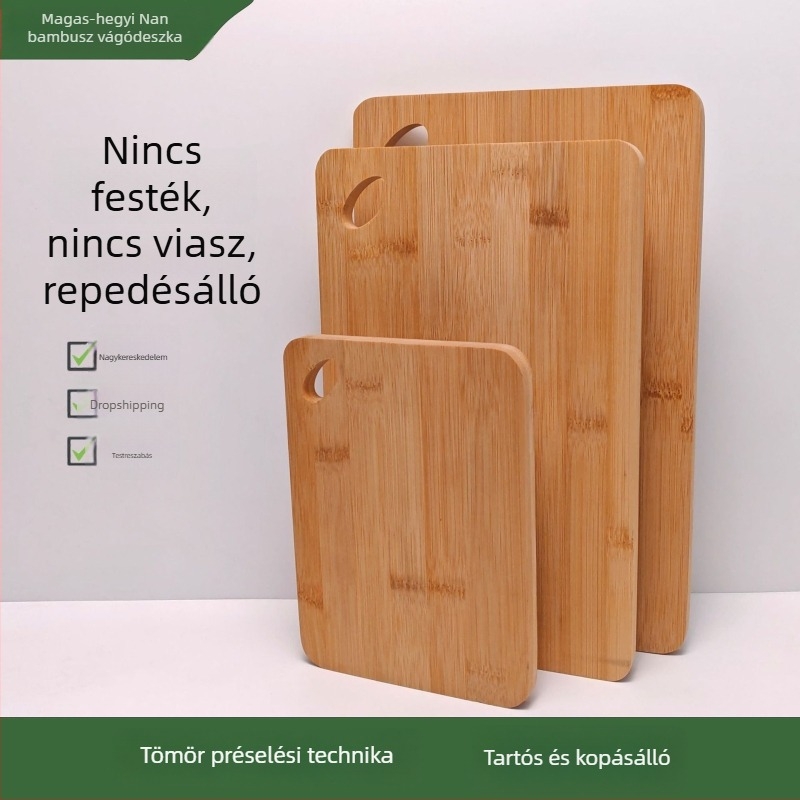 Vertikális bambusz vágódeszka a konyhához