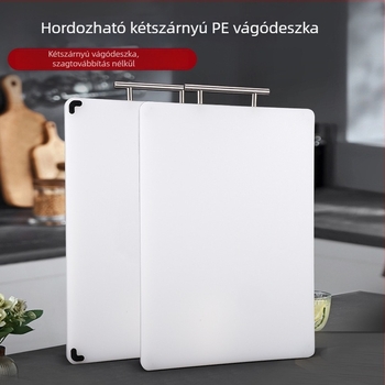 PE műanyag vágódeszka, négyzet alakú, konyhai használatra, éttermeknek és szállodáknak, többfunkciós, praktikus