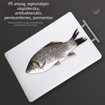 PE műanyag vágódeszka, négyzet alakú, konyhai használatra, éttermeknek és szállodáknak, többfunkciós, praktikus