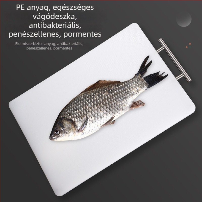 PE műanyag vágódeszka, négyzet alakú, konyhai használatra, éttermeknek és szállodáknak, többfunkciós, praktikus