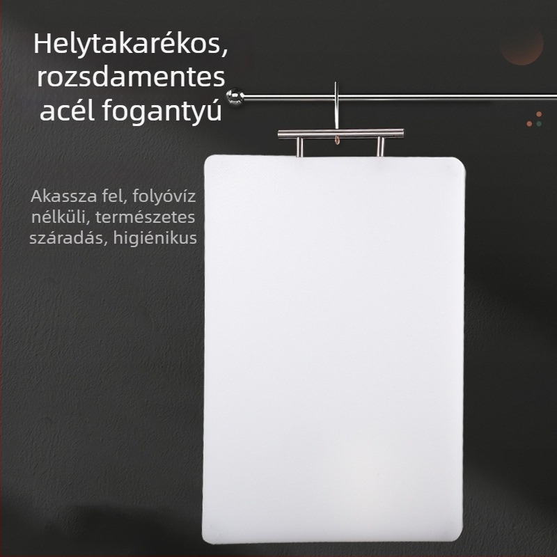 PE műanyag vágódeszka, négyzet alakú, konyhai használatra, éttermeknek és szállodáknak, többfunkciós, praktikus