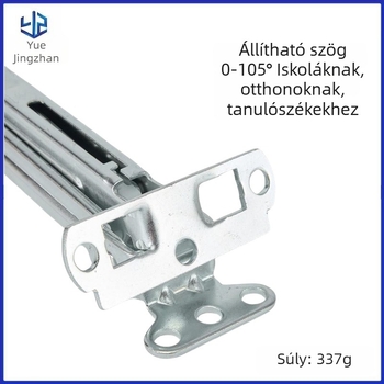 Háromdimenziós állítható csukló összecsukható ajtókhoz, vasból, elektroplatált
