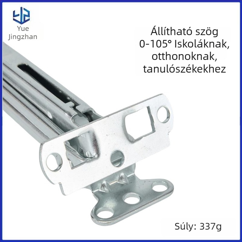 Háromdimenziós állítható csukló összecsukható ajtókhoz, vasból, elektroplatált