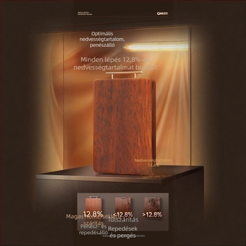 Ebony Sandalwood vágódeszka, tömörfa, háztartási használatra, vastagított kivitel, bébiétel előkészítéséhez