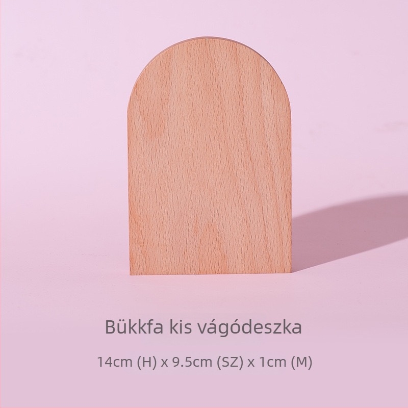Bükkfa mini vágódeszka Montessori otthoni oktatási segédeszköz, mini fa vágódeszka babák ételének előkészítéséhez