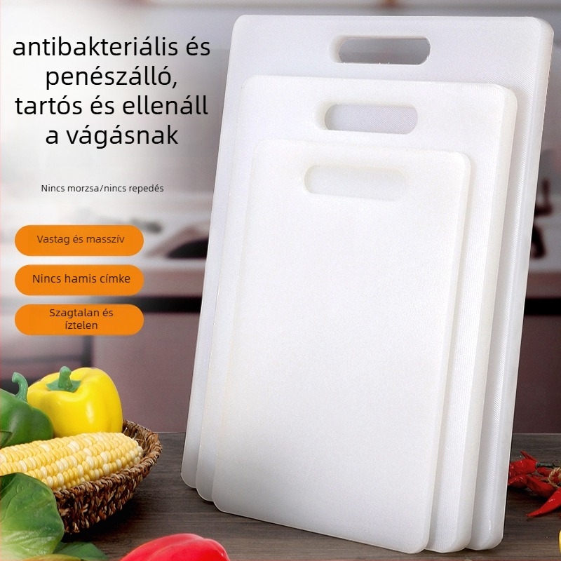 Good Cook Kétoldalas műanyag vágódeszka – antibakteriális, penészálló, csúszásmentes