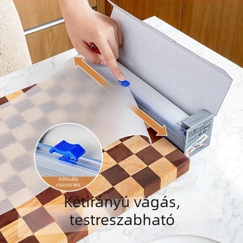 Home Story Egyszer használatos vágódeszka papíralapú, antibakteriális vágófelület, élelmiszer-minőségű, háztartási és kültéri, hordozható hús vágódeszka