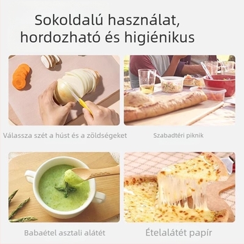 Guardian Star egyszer használatos vágódeszka matrac, antibakteriális, PE anyagból, hús, gyümölcs és zöldség vágásához