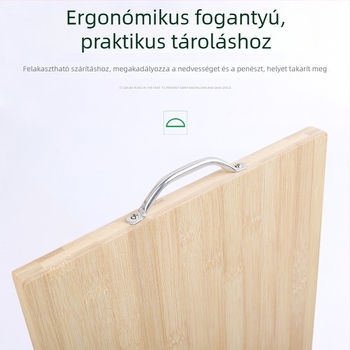 Jiachi bambusz vágódeszka - vastagított vágódeszka hús és gyümölcs számára - modern minimalist stílus