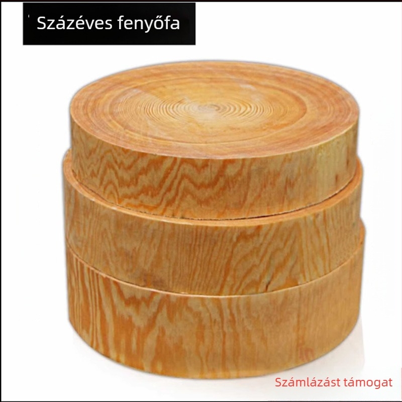 Kör alakú vágódeszka fenyőből – Bing Yue, tömörfa, penészálló, antibakteriális