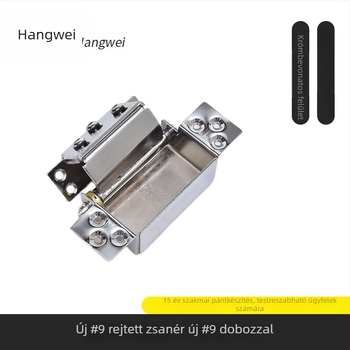 Állítható vasból készült ajtópánt, krómozott felülettel, Hangwei, modern minimalista stílus