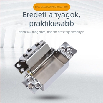 Állítható vasból készült ajtópánt, krómozott felülettel, Hangwei, modern minimalista stílus