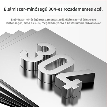 Kétoldalas rozsdamentes acél vágódeszka, otthoni konyhára, élelmiszerbiztonságos, antibakteriális és penészálló