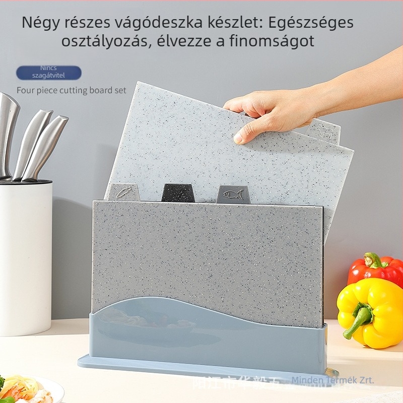 Élelmiszer-minőségű vágódeszka nyers és főtt ételekhez, többfunkciós, antibakteriális és penészálló, gyümölcsök és zöldségek számára