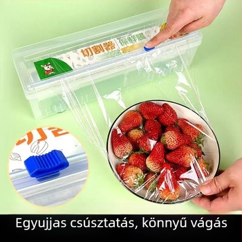 Fólia- és alumíniumfólia vágó kartondobozban – kreatív konyhai eszköz, nagykereskedelem